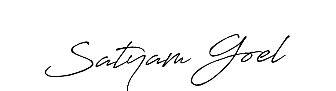 It looks lik you need a new signature style for name Satyam Goel. Design unique handwritten (Antro_Vectra_Bolder) signature with our free signature maker in just a few clicks. Satyam Goel signature style 7 images and pictures png