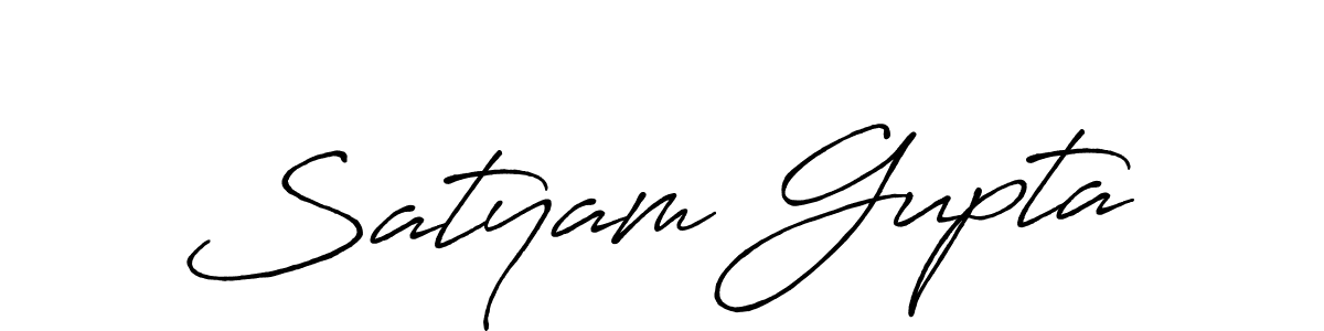 Also we have Satyam Gupta name is the best signature style. Create professional handwritten signature collection using Antro_Vectra_Bolder autograph style. Satyam Gupta signature style 7 images and pictures png