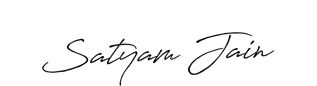 Also we have Satyam Jain name is the best signature style. Create professional handwritten signature collection using Antro_Vectra_Bolder autograph style. Satyam Jain signature style 7 images and pictures png