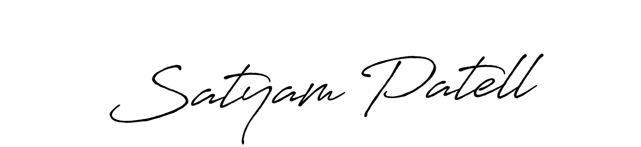 if you are searching for the best signature style for your name Satyam Patell. so please give up your signature search. here we have designed multiple signature styles  using Antro_Vectra_Bolder. Satyam Patell signature style 7 images and pictures png
