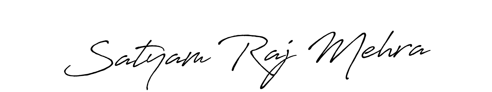 It looks lik you need a new signature style for name Satyam Raj Mehra. Design unique handwritten (Antro_Vectra_Bolder) signature with our free signature maker in just a few clicks. Satyam Raj Mehra signature style 7 images and pictures png