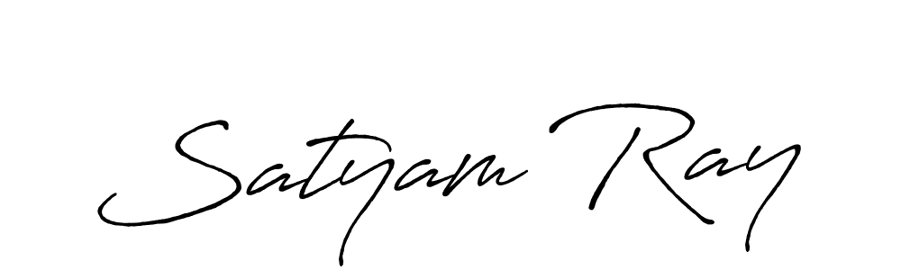 Design your own signature with our free online signature maker. With this signature software, you can create a handwritten (Antro_Vectra_Bolder) signature for name Satyam Ray. Satyam Ray signature style 7 images and pictures png