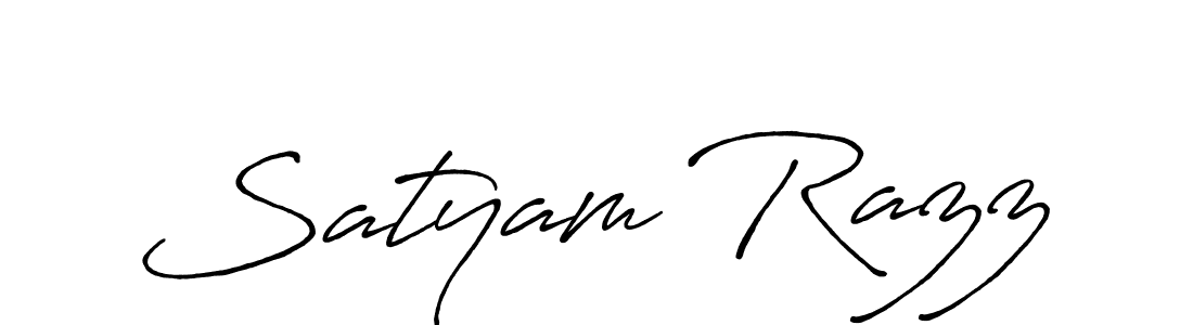 Also You can easily find your signature by using the search form. We will create Satyam Razz name handwritten signature images for you free of cost using Antro_Vectra_Bolder sign style. Satyam Razz signature style 7 images and pictures png