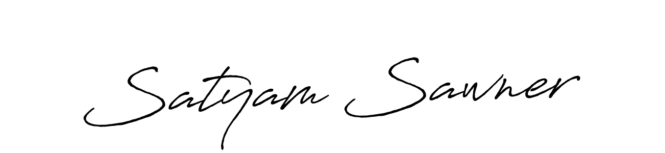 You can use this online signature creator to create a handwritten signature for the name Satyam Sawner. This is the best online autograph maker. Satyam Sawner signature style 7 images and pictures png