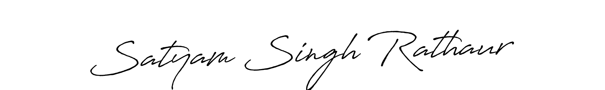 How to make Satyam Singh Rathaur name signature. Use Antro_Vectra_Bolder style for creating short signs online. This is the latest handwritten sign. Satyam Singh Rathaur signature style 7 images and pictures png