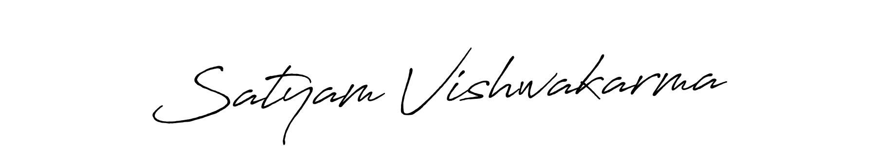 Also we have Satyam Vishwakarma name is the best signature style. Create professional handwritten signature collection using Antro_Vectra_Bolder autograph style. Satyam Vishwakarma signature style 7 images and pictures png