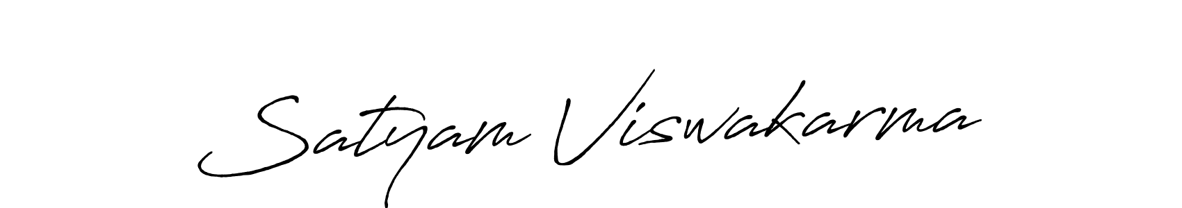 Use a signature maker to create a handwritten signature online. With this signature software, you can design (Antro_Vectra_Bolder) your own signature for name Satyam Viswakarma. Satyam Viswakarma signature style 7 images and pictures png