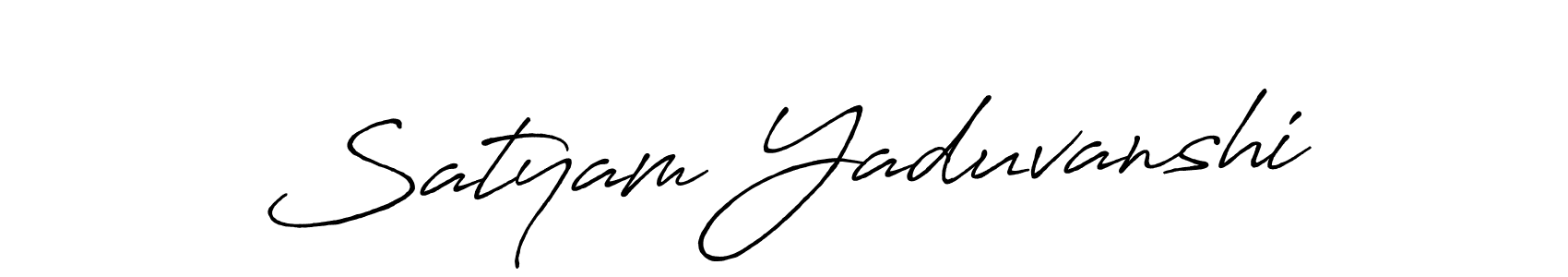 Make a short Satyam Yaduvanshi signature style. Manage your documents anywhere anytime using Antro_Vectra_Bolder. Create and add eSignatures, submit forms, share and send files easily. Satyam Yaduvanshi signature style 7 images and pictures png