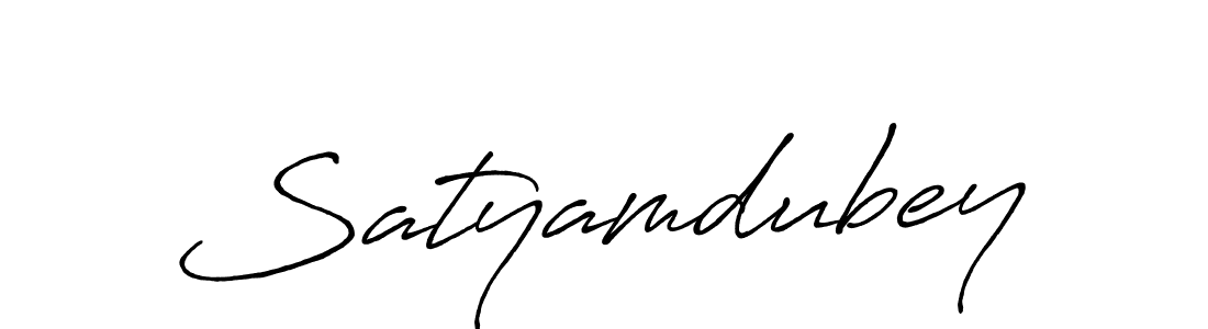 Make a beautiful signature design for name Satyamdubey. Use this online signature maker to create a handwritten signature for free. Satyamdubey signature style 7 images and pictures png