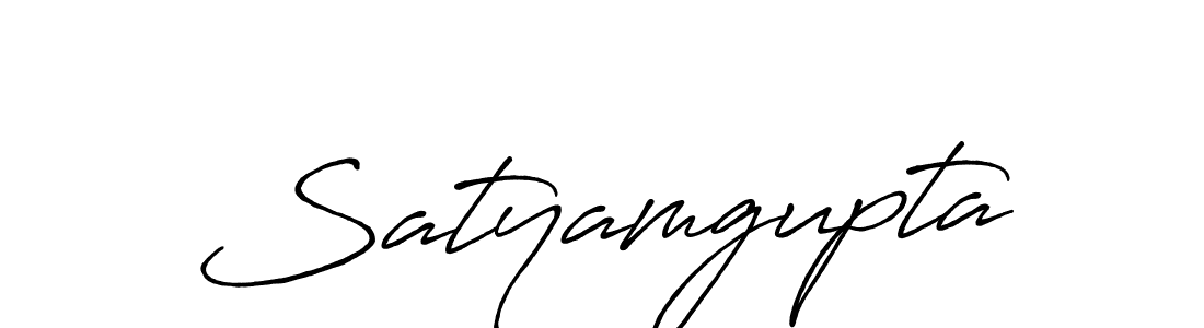 You should practise on your own different ways (Antro_Vectra_Bolder) to write your name (Satyamgupta) in signature. don't let someone else do it for you. Satyamgupta signature style 7 images and pictures png
