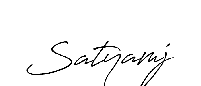 if you are searching for the best signature style for your name Satyamj. so please give up your signature search. here we have designed multiple signature styles  using Antro_Vectra_Bolder. Satyamj signature style 7 images and pictures png