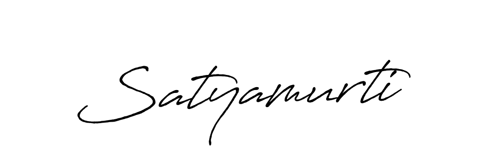 Satyamurti stylish signature style. Best Handwritten Sign (Antro_Vectra_Bolder) for my name. Handwritten Signature Collection Ideas for my name Satyamurti. Satyamurti signature style 7 images and pictures png