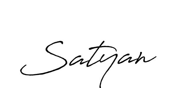 Also we have Satyan name is the best signature style. Create professional handwritten signature collection using Antro_Vectra_Bolder autograph style. Satyan signature style 7 images and pictures png