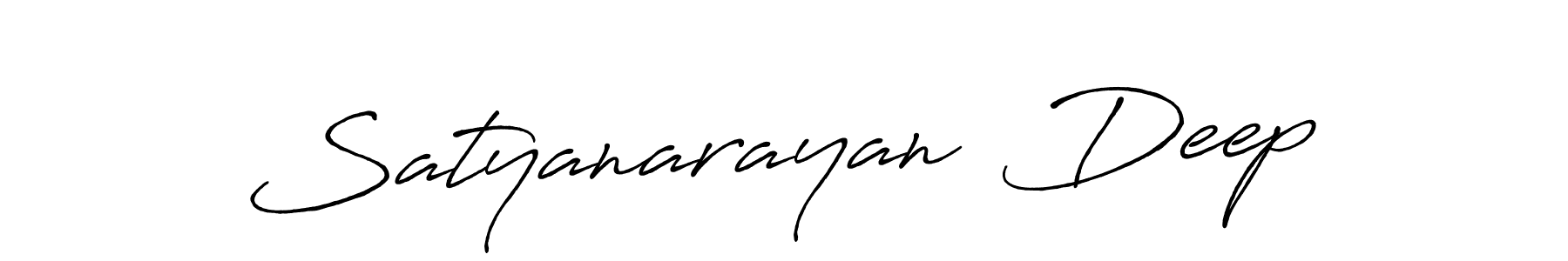 Create a beautiful signature design for name Satyanarayan  Deep. With this signature (Antro_Vectra_Bolder) fonts, you can make a handwritten signature for free. Satyanarayan  Deep signature style 7 images and pictures png