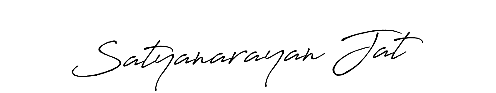 Create a beautiful signature design for name Satyanarayan Jat. With this signature (Antro_Vectra_Bolder) fonts, you can make a handwritten signature for free. Satyanarayan Jat signature style 7 images and pictures png