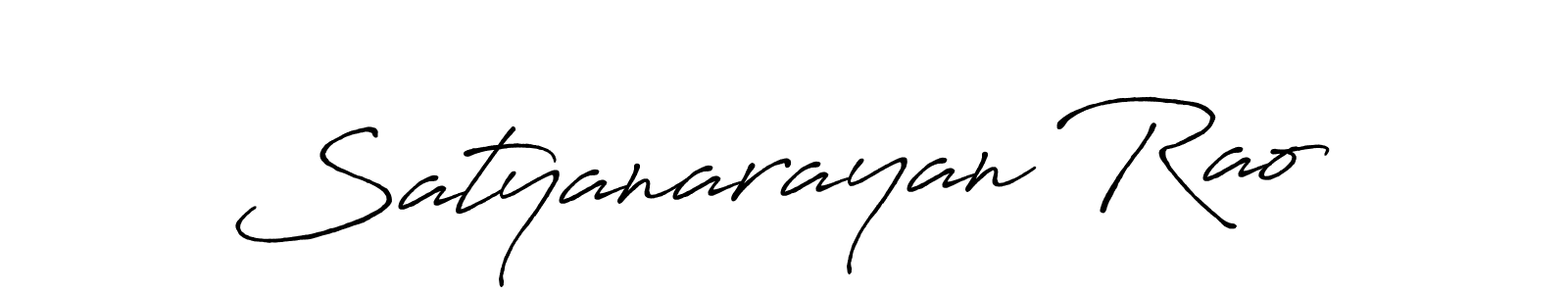 How to make Satyanarayan Rao signature? Antro_Vectra_Bolder is a professional autograph style. Create handwritten signature for Satyanarayan Rao name. Satyanarayan Rao signature style 7 images and pictures png