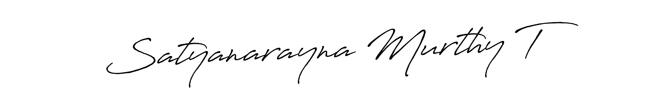 The best way (Antro_Vectra_Bolder) to make a short signature is to pick only two or three words in your name. The name Satyanarayna Murthy T include a total of six letters. For converting this name. Satyanarayna Murthy T signature style 7 images and pictures png