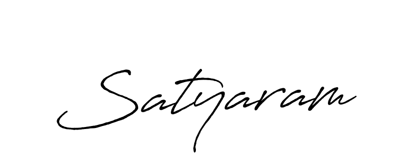 Design your own signature with our free online signature maker. With this signature software, you can create a handwritten (Antro_Vectra_Bolder) signature for name Satyaram. Satyaram signature style 7 images and pictures png