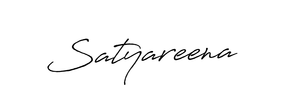 Create a beautiful signature design for name Satyareena. With this signature (Antro_Vectra_Bolder) fonts, you can make a handwritten signature for free. Satyareena signature style 7 images and pictures png