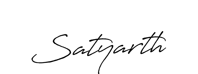 Design your own signature with our free online signature maker. With this signature software, you can create a handwritten (Antro_Vectra_Bolder) signature for name Satyarth. Satyarth signature style 7 images and pictures png