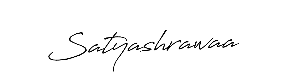 Use a signature maker to create a handwritten signature online. With this signature software, you can design (Antro_Vectra_Bolder) your own signature for name Satyashrawaa. Satyashrawaa signature style 7 images and pictures png