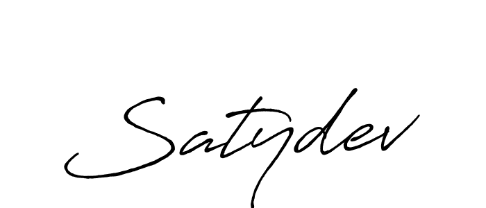 How to make Satydev signature? Antro_Vectra_Bolder is a professional autograph style. Create handwritten signature for Satydev name. Satydev signature style 7 images and pictures png