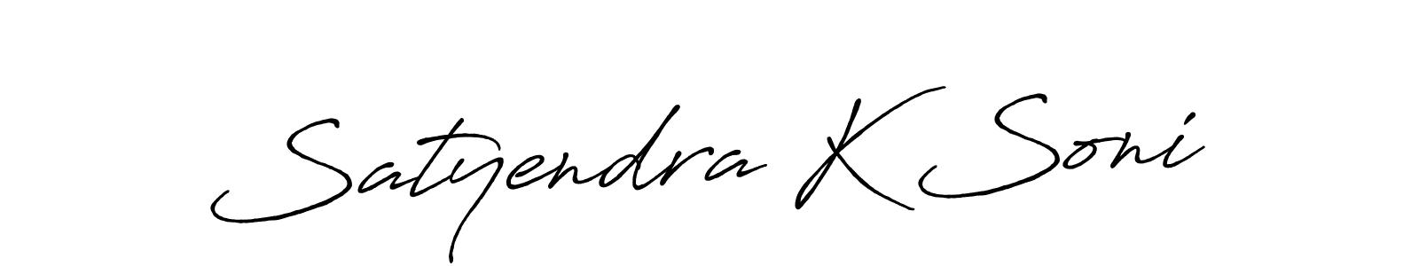 Antro_Vectra_Bolder is a professional signature style that is perfect for those who want to add a touch of class to their signature. It is also a great choice for those who want to make their signature more unique. Get Satyendra K Soni name to fancy signature for free. Satyendra K Soni signature style 7 images and pictures png