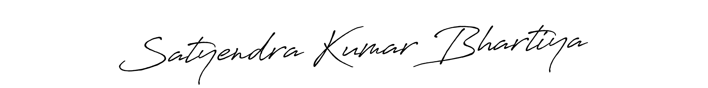 Design your own signature with our free online signature maker. With this signature software, you can create a handwritten (Antro_Vectra_Bolder) signature for name Satyendra Kumar Bhartiya. Satyendra Kumar Bhartiya signature style 7 images and pictures png