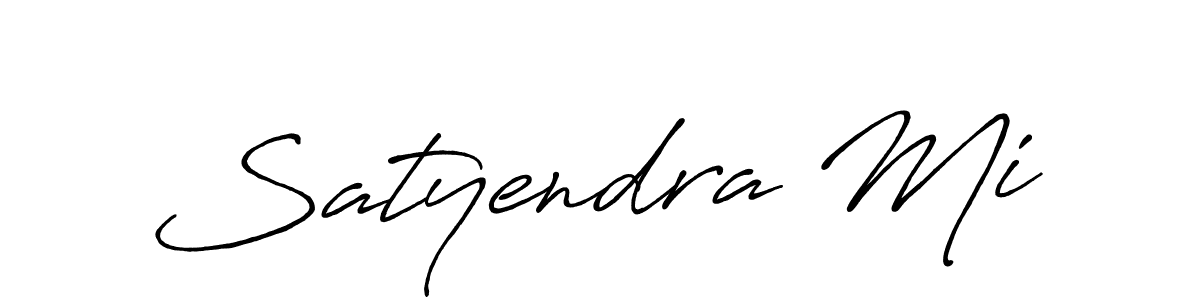 Satyendra Mi stylish signature style. Best Handwritten Sign (Antro_Vectra_Bolder) for my name. Handwritten Signature Collection Ideas for my name Satyendra Mi. Satyendra Mi signature style 7 images and pictures png