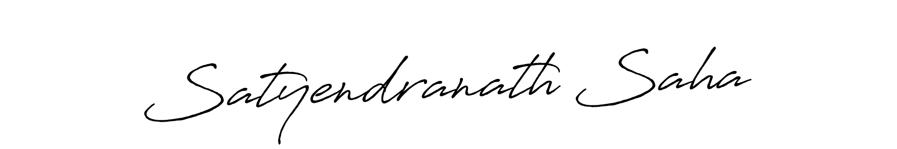 Design your own signature with our free online signature maker. With this signature software, you can create a handwritten (Antro_Vectra_Bolder) signature for name Satyendranath Saha. Satyendranath Saha signature style 7 images and pictures png