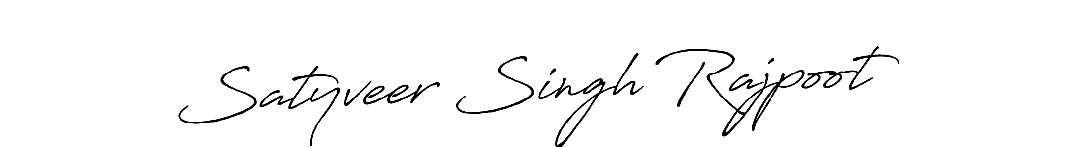 Use a signature maker to create a handwritten signature online. With this signature software, you can design (Antro_Vectra_Bolder) your own signature for name Satyveer Singh Rajpoot. Satyveer Singh Rajpoot signature style 7 images and pictures png