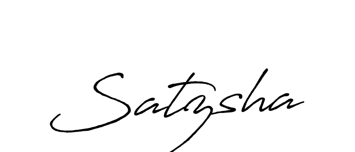 Similarly Antro_Vectra_Bolder is the best handwritten signature design. Signature creator online .You can use it as an online autograph creator for name Satzsha. Satzsha signature style 7 images and pictures png