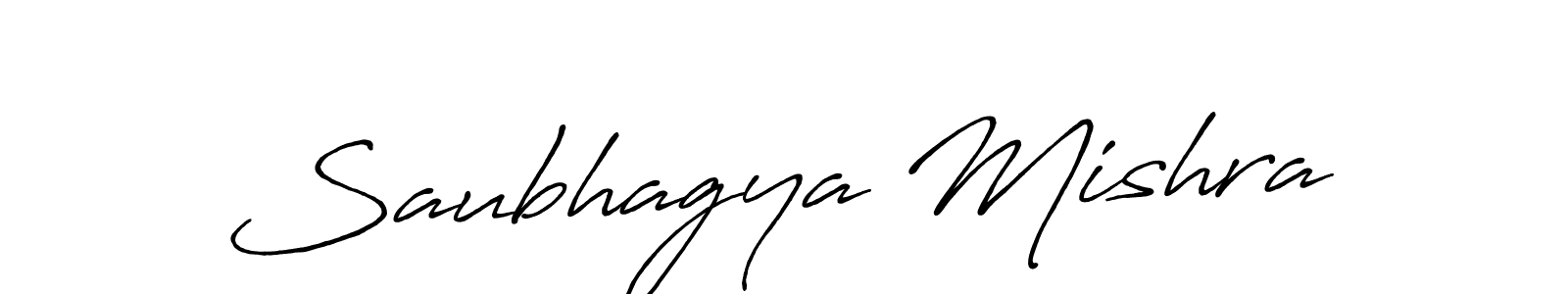 You should practise on your own different ways (Antro_Vectra_Bolder) to write your name (Saubhagya Mishra) in signature. don't let someone else do it for you. Saubhagya Mishra signature style 7 images and pictures png