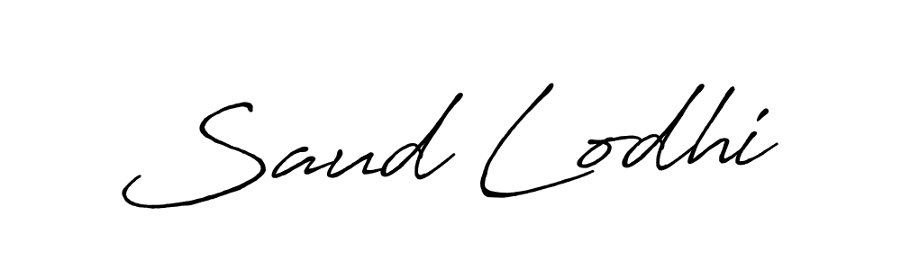 Also You can easily find your signature by using the search form. We will create Saud Lodhi name handwritten signature images for you free of cost using Antro_Vectra_Bolder sign style. Saud Lodhi signature style 7 images and pictures png