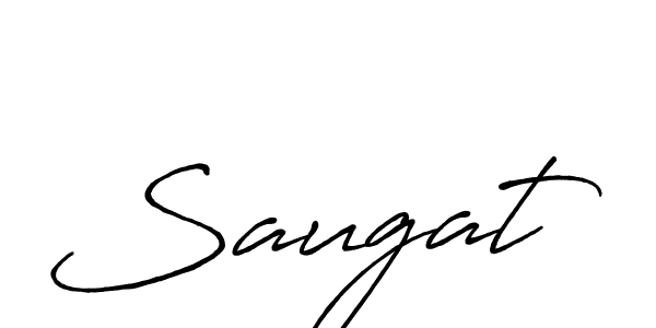 Saugat stylish signature style. Best Handwritten Sign (Antro_Vectra_Bolder) for my name. Handwritten Signature Collection Ideas for my name Saugat. Saugat signature style 7 images and pictures png