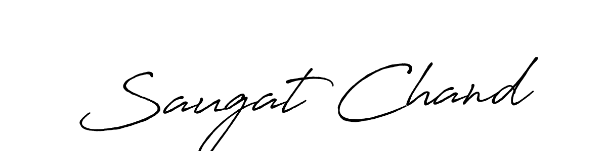 Make a beautiful signature design for name Saugat Chand. Use this online signature maker to create a handwritten signature for free. Saugat Chand signature style 7 images and pictures png