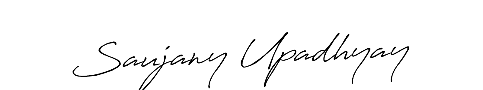 It looks lik you need a new signature style for name Saujany Upadhyay. Design unique handwritten (Antro_Vectra_Bolder) signature with our free signature maker in just a few clicks. Saujany Upadhyay signature style 7 images and pictures png