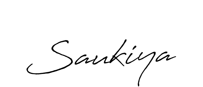 Design your own signature with our free online signature maker. With this signature software, you can create a handwritten (Antro_Vectra_Bolder) signature for name Saukiya. Saukiya signature style 7 images and pictures png