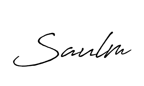 It looks lik you need a new signature style for name Saulm. Design unique handwritten (Antro_Vectra_Bolder) signature with our free signature maker in just a few clicks. Saulm signature style 7 images and pictures png