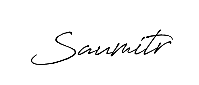 Saumitr stylish signature style. Best Handwritten Sign (Antro_Vectra_Bolder) for my name. Handwritten Signature Collection Ideas for my name Saumitr. Saumitr signature style 7 images and pictures png