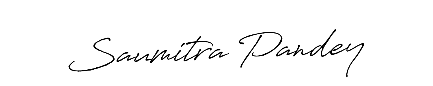 Make a beautiful signature design for name Saumitra Pandey. Use this online signature maker to create a handwritten signature for free. Saumitra Pandey signature style 7 images and pictures png