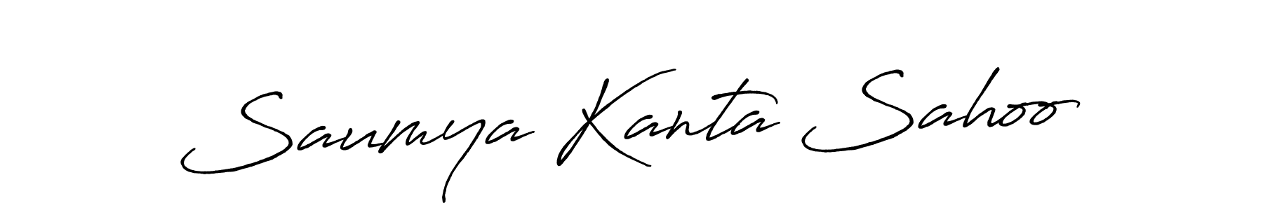 How to make Saumya Kanta Sahoo signature? Antro_Vectra_Bolder is a professional autograph style. Create handwritten signature for Saumya Kanta Sahoo name. Saumya Kanta Sahoo signature style 7 images and pictures png