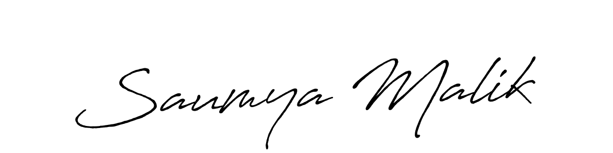 Antro_Vectra_Bolder is a professional signature style that is perfect for those who want to add a touch of class to their signature. It is also a great choice for those who want to make their signature more unique. Get Saumya Malik name to fancy signature for free. Saumya Malik signature style 7 images and pictures png