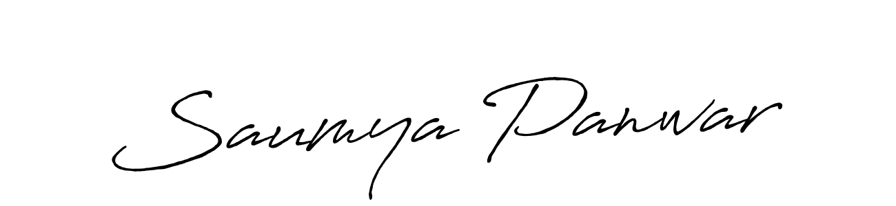 You should practise on your own different ways (Antro_Vectra_Bolder) to write your name (Saumya Panwar) in signature. don't let someone else do it for you. Saumya Panwar signature style 7 images and pictures png