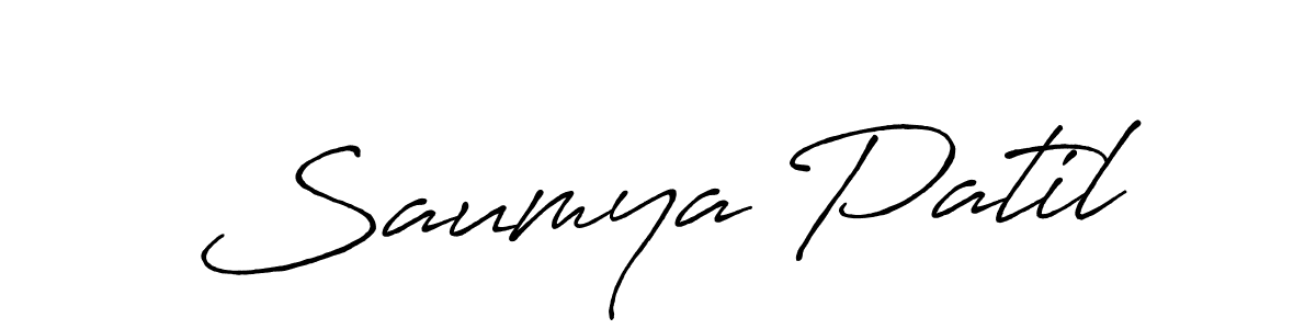 Also You can easily find your signature by using the search form. We will create Saumya Patil name handwritten signature images for you free of cost using Antro_Vectra_Bolder sign style. Saumya Patil signature style 7 images and pictures png