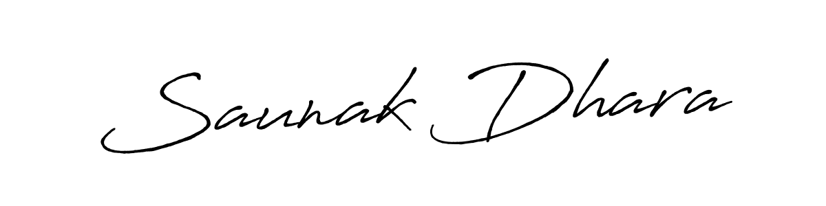 Also we have Saunak Dhara name is the best signature style. Create professional handwritten signature collection using Antro_Vectra_Bolder autograph style. Saunak Dhara signature style 7 images and pictures png