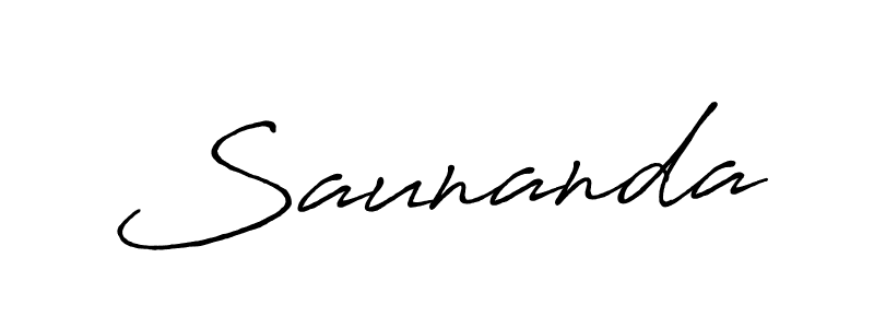 Once you've used our free online signature maker to create your best signature Antro_Vectra_Bolder style, it's time to enjoy all of the benefits that Saunanda name signing documents. Saunanda signature style 7 images and pictures png