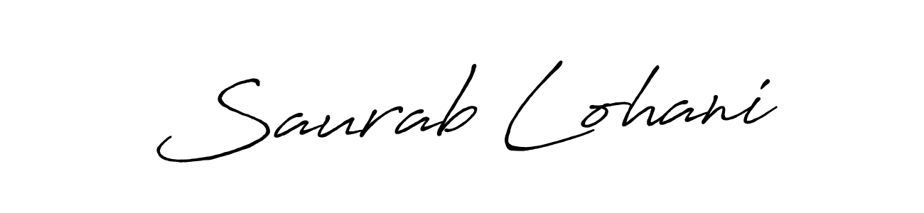 Similarly Antro_Vectra_Bolder is the best handwritten signature design. Signature creator online .You can use it as an online autograph creator for name Saurab Lohani. Saurab Lohani signature style 7 images and pictures png