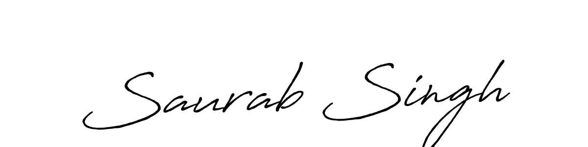 Also we have Saurab Singh name is the best signature style. Create professional handwritten signature collection using Antro_Vectra_Bolder autograph style. Saurab Singh signature style 7 images and pictures png