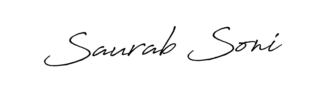 Make a short Saurab Soni signature style. Manage your documents anywhere anytime using Antro_Vectra_Bolder. Create and add eSignatures, submit forms, share and send files easily. Saurab Soni signature style 7 images and pictures png
